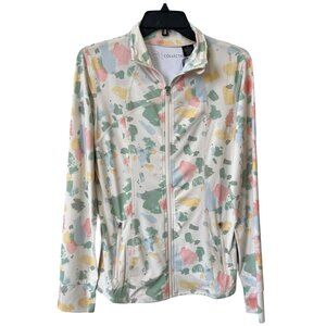 Swing Juice Masterpiece Golf Full Zip Jacket Womens L Outdoor Active Pastel NEW